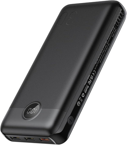 VEGER Batterie Externe 30000mAh Blanc
